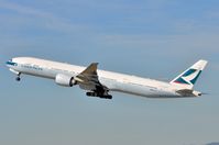 B-KQV @ KLAX - Cathay B773 staring its cross Pacific flight. - by FerryPNL
