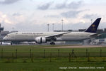 HZ-ARA @ EGCC - Saudi Arabian Airlines - by Chris Hall