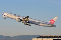 B-18005 @ KLAX - B773 lift-off in the last sunrays of the day. - by FerryPNL