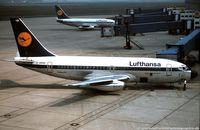 D-ABHB @ EDDL - Boeing 737-230A - Lufthansa 'Goslar' - D-ABHB - 1984 - DUS, from a slide - by Ralf Winter