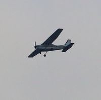 N92789 - Little overcast but a nice shot of it in the air flying over Peace Valley Park, Bucks County Pa. - by William Culp