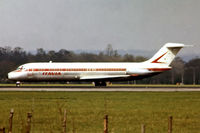 N7465B @ EGKK - McDonnell Douglas DC-9-33 [47465] (Itavia) Gatwick~G 30/04/1978. From a slide.