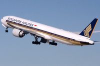 9V-SWM @ KLAX - Singapore B773 starting its return flight east. - by FerryPNL