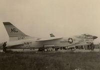 143747 @ EBLG - Int. Meeting des Nations at Liège / Bierset in 1958. This aircraft crashed in the same year on September 25th. - by G. Hermans