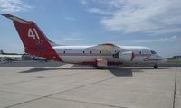 N471NA @ KBJI - BritishAerospace BAE 146-200 on the ramp in Bemidji, MN. - by Kreg Anderson