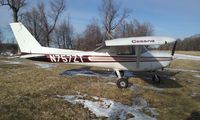 N757ZT @ 8ND4 - Cessna 152 sitting in Manvel, ND. - by Kreg Anderson
