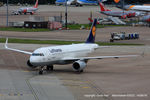 D-AIUF @ EGCC - Lufthansa - by Chris Hall