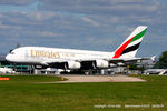 A6-EDU @ EGCC - Emirates - by Chris Hall