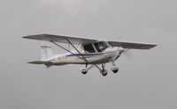 G-NEVE @ EGFH - Resident Ikarus C.42 departing Runway 04. - by Roger Winser