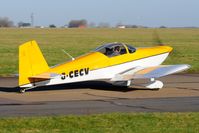 G-CECV @ EGSH - Leaving Norwich. - by keithnewsome