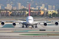 VH-OQC @ KLAX - Qantas A388 full frontal. - by FerryPNL