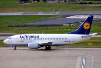 D-ABJA @ EGBB - Boeing 737-530 [25270] (Lufthansa) Birmingham Int'l~G 17/02/2005