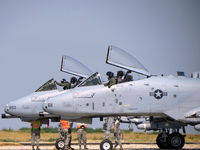 78-0611 @ KBOI - Pre flight checks with 80-0250. - by Gerald Howard