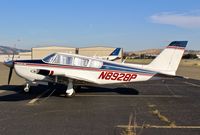 N8928P @ KRHV - SoCal based 1966 Piper Comanche parked on the transient ramp at Reid Hillview Airport, San Jose, CA. - by Chris Leipelt