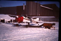 N93282 - N93282 at Barter Island, AK 
Preparing for Polar Bear tracking flight - by Jon Gravning