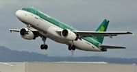 EI-DEN @ EGAC - Aer Lingus EI-DEN – Malaga departure from Belfast City. - by Albert Bridge