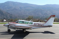 N7902Y @ SZP - 1966 Piper PA-30 TWIN COMANCHE, two Lycoming IO-320s 160 Hp each, taxi back - by Doug Robertson