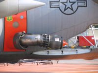 93-7311 @ KBOI - On NIFC ramp equipped with MAFFS nozzle on port side. Tanker 3 , 153rd Airlift Wing, WY ANG. - by Gerald Howard
