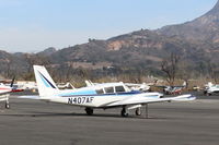 N407AF @ SZP - 1966 Piper PA-30 TWIN COMANCHE, two Lycoming O-320s 160 Hp each - by Doug Robertson