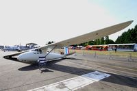 F-CAEZ @ LFOT - Caudron C-800 Epervier, Restored by Touraine-Planeur association, Exibited at Tours-St Symphorien Air Base 705 (LFOT-TUF) air show 2015 - by Yves-Q
