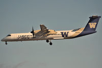 N435QX @ KBOI - Landing RWY 28R. - by Gerald Howard