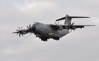 ZM411 @ EGFH - Low pass over Runway 22 by RAF Atlas C.1 aircraft coded 411 of the Brize Norton Transport Wing - by Roger Winser
