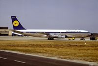D-ABUO @ EDDK - Boeing 707-330C - Lufthansa Cargo 'Australia' - D-ABUO - 02.1978 - CGN - From a slide - by Ralf Winter