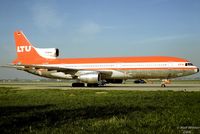 D-AERU @ EDDL - Lockheed L-1011-385-1-15 TriStar 100 - LTU - D-AERU - 07.04.1978 - DUS - From a slide - by Ralf Winter