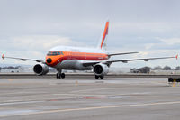 N742PS @ KBOI - Taxing on Alpha for the gate. - by Gerald Howard