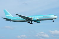 VP-BOY @ VTSP - The light blue Ikar (the former famous light blue Pegas) arriving at HKT on a charter flight from Russia. - by Robert Lachowitz