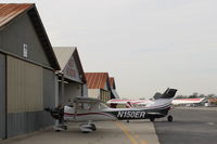 N150ER @ SZP - 1975 Cessna 150M, Continental O-200 100 Hp, at Ray's Aviation ramp area - by Doug Robertson