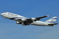 4X-ELB @ LLBG - Ly007 after T/O en-route to NYC. - by ikeharel