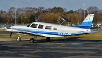 N2923N @ EGHH - Visitor at Bliss Avn. - by John Coates