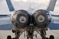 164896 @ KBOI - Engine exhaust covers - by Gerald Howard
