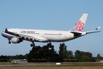 B-18360 @ NZCH - CI55 from SYD - by Bill Mallinson