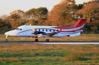 F-HETS @ LFRB - Raytheon Aircraft Company 1900D, Taxiing to holding point rwy 07R, Brest-Bretagne Airport (LFRB-BES) - by Yves-Q
