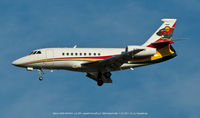 N919CH @ BWI - Falcon 2000 on short final to 33R.
