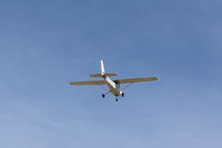 N704UT @ SZP - 1976 Cessna 150M, Continental O-200 100 Hp, takeoff climb Rwy 04 - by Doug Robertson