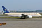 HZ-AKI @ ZGGG - Saudi B772 in CAN - by FerryPNL
