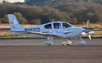 N583CD @ EGFH - Visiting SR22 GTS. - by Roger Winser