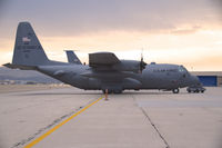 90-1793 @ KBOI - Parked early morning on the Western Aircraft ramp. 139th Airlift Wing, Missouri ANG - by Gerald Howard