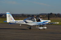 G-BYXG @ EGSU - Grob G-115E at Duxford. - by moxy