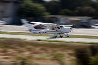 N5284S @ KPAO - N5284S touching down at Palo Alto airport - by Wilmer