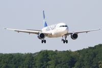 F-HBIB @ LFSB - Airbus A320-214, On final rwy 15, Bâle-Mulhouse-Fribourg airport (LFSB-BSL) - by Yves-Q