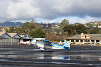N5035N @ SZP - 1978 Bellanca 8KCAB DECATHLON, Lycoming AEIO-320 150 Hp, takeoff roll Rwy 22 - by Doug Robertson