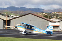 N5035N @ SZP - 1978 Bellanca 8KCAB DECATHLON, Lycoming AEIO-320 150 Hp, landing roll Rwy 22 - by Doug Robertson