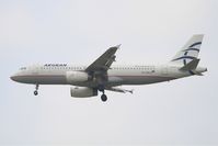 SX-DVR @ LFPG - Airbus A320-232, Short approach rwy 27R, Roissy Charles De Gaulle Airport (LFPG-CDG) - by Yves-Q