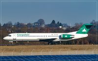 YR-FZA @ EDDR - 1992 Fokker 100 - by Jerzy Maciaszek