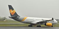 G-TCXC @ EGAA - Belfast International.  G-TCXC arriving from Gatwick to operate a sun charter to Juan Gualberto Gómez airport, Varadero (Cuba).