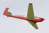 F-CCJY @ LFFQ - Scheibe SF-28A Tandem Falke, On display, La Ferté-Alais airfield (LFFQ) Air show 2016 - by Yves-Q